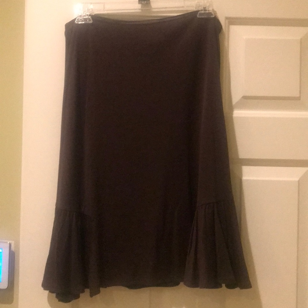 Ann Taylor dark brown skirt